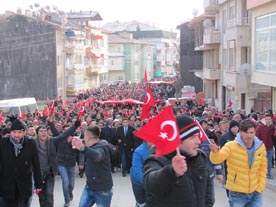 Vezirköprü teröre karşı  tek yürek!..