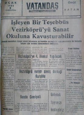 50 Yıl Önce Vezirköprü