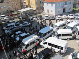 Cumhurbaşkanı  Mitingine Vezirköprü’den 300 minibüs