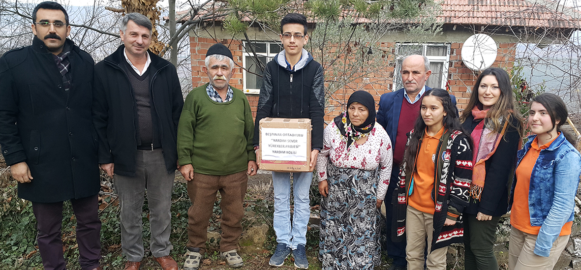 Beşpınar Ortaokulu Yardım Projesi Devam Ediyor