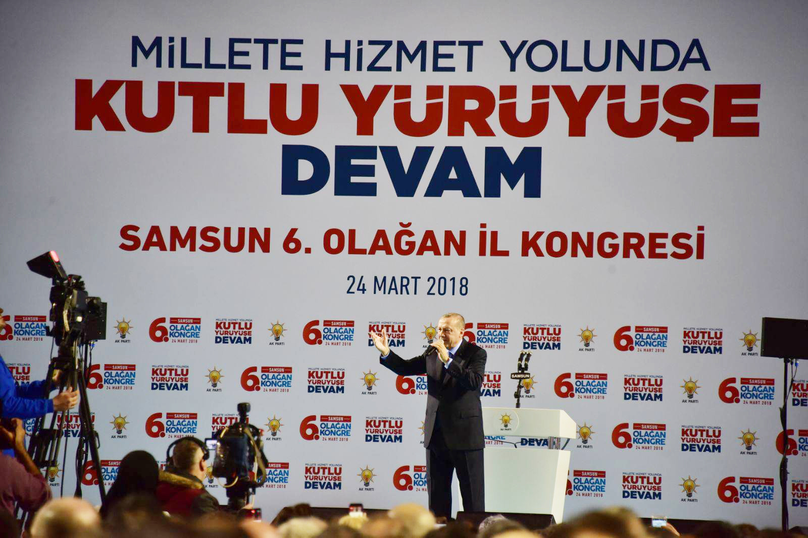 AKP 6. Kongresi Samsun’da yapıldı.. Eski başkan İl yönetimine girdi