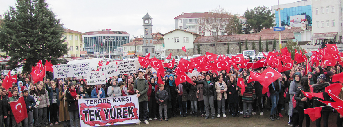 Öğrencilerden Afrin’e Destek