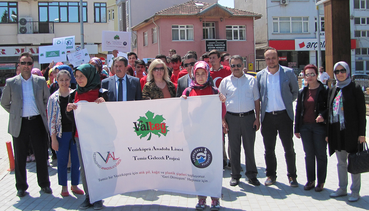 Vezirköprü Anadolu Lisesi’nden  “Temiz Gelecek” Projesi