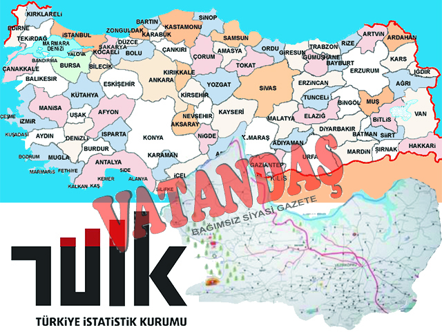 TÜİK Nüfus Verileri Açıklandı. Türkiye Nüfusu: 82 Milyon 3 Bin 882