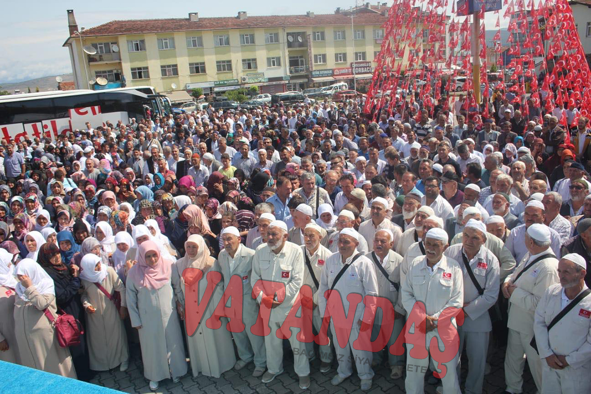 İlçemizde Bu yıl Toplam 246 Hacı Adayı Kutsal Topraklara Uğurlandı