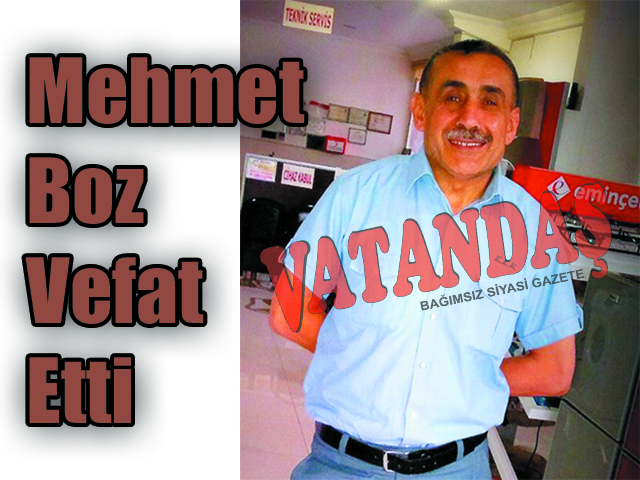 Mehmet Boz Vefat Etti