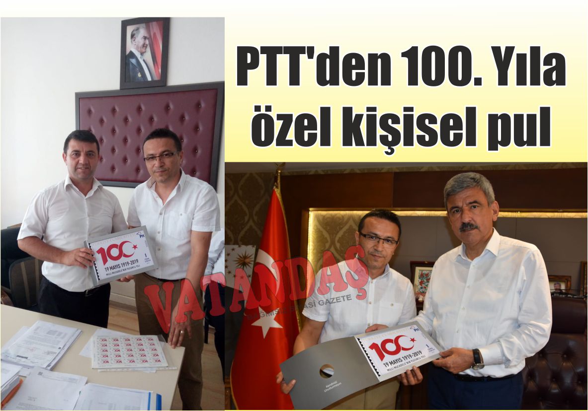 PTT’den 100. Yıla özel kişisel pul