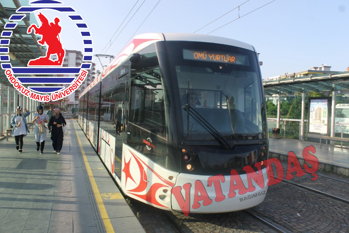 OMÜ’de tramvay başladı