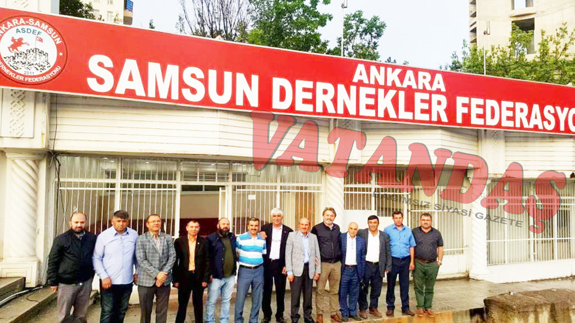 Ankara Samsun Dernekler Federasyonu (ASDEF)  Başkanı İbrahim Işık Cumhurbaşkanı Erdoğan’dan  Randevu Talep Etti