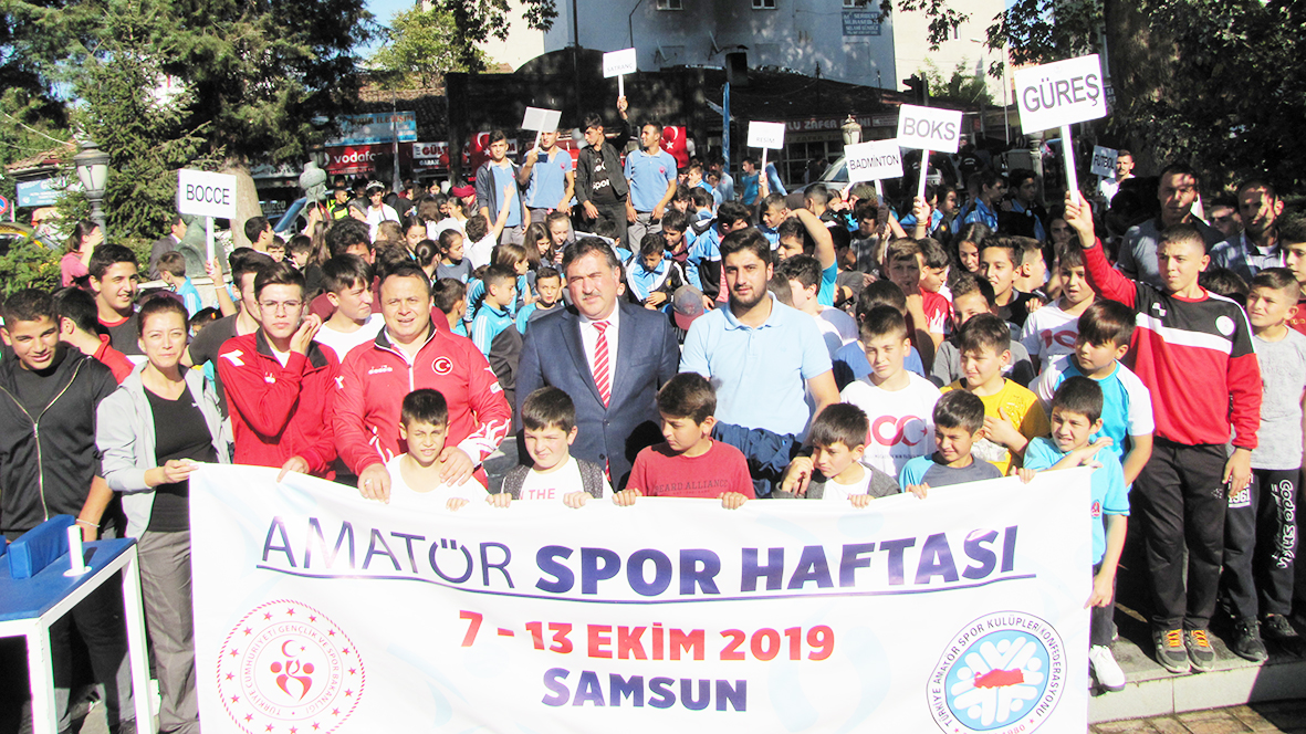 Amatör Spor Haftası kapsamında Yürüyüş Yapıldı