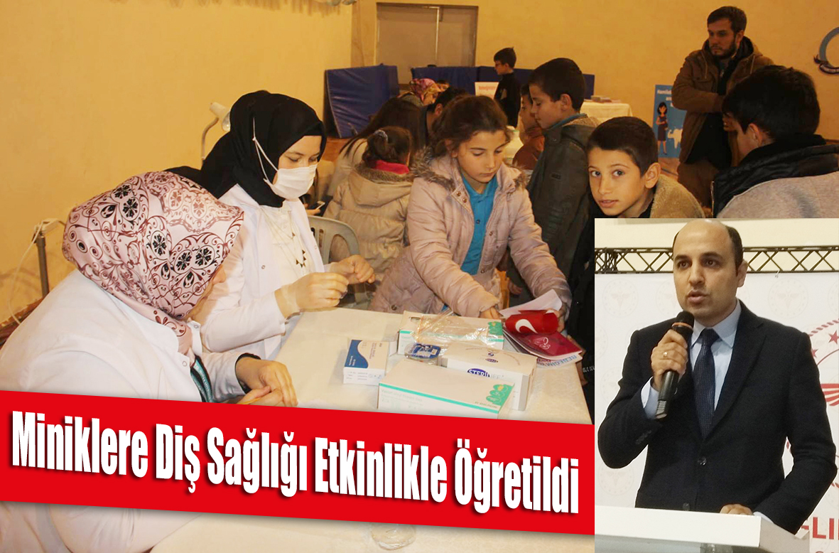 Miniklere Diş Sağlığı  Etkinlikle Öğretildi