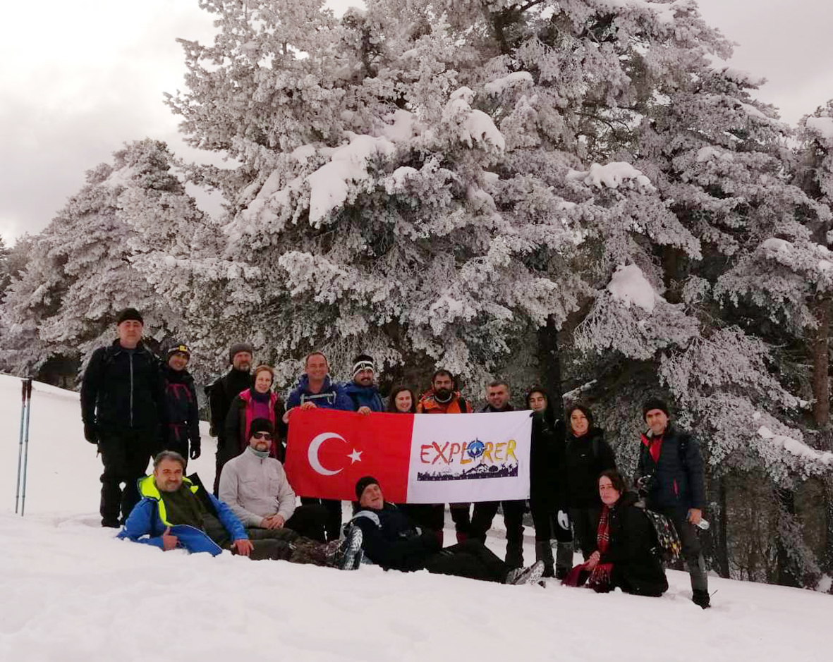 Samsun Explorer Dağcılık Kulübü Kunduz’daki  Kel Tepeye Çıktılar