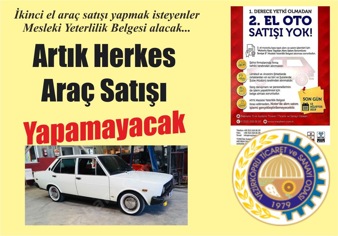 Ikinci El Arac Satisi Yapmak Isteyenler Mesleki Yeterlilik Belgesi Alacak Artik Herkes Arac Satisi Yapamayacak Vatandas Bagimsiz Siyasi Gazete