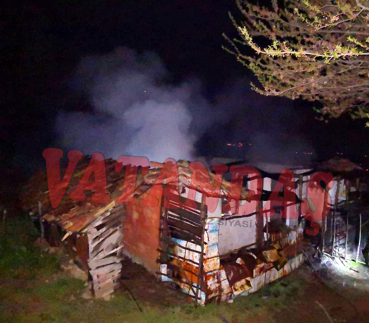 Meşeli Yaylası’nda iftardan sonra başlayan yangının  kasıtlı olduğu belirlendi.. 6 Yayla Evi ve 1 Ahır  Tamamen Yandı