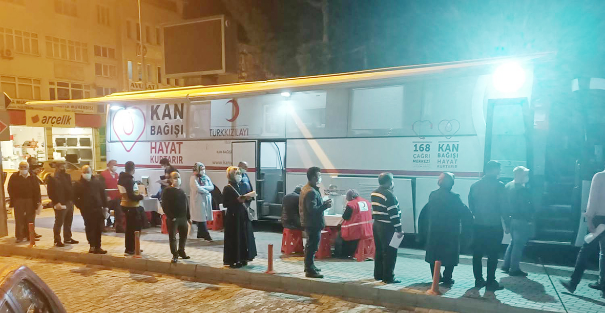 Kızılay’ın Kan Bağışı kampanyasına  İlçemizden Yoğun İlgi