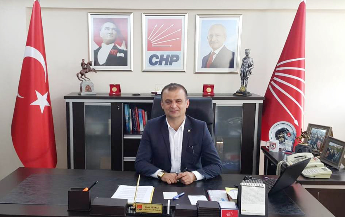 CHP İl Başkanı Fatih Türkel Haziran ayında suyun  4,20 liraya çıkarılmasına tepki gösterdi: Şu anda Samsun Türkiye’nin  en pahalı suyunu kullanıyor!