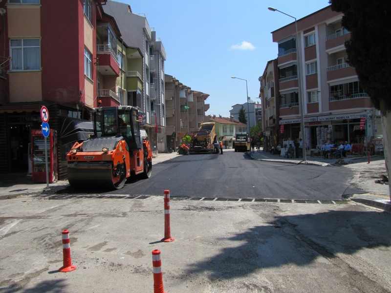 Çamlık Yolu Asfaltlanıyor