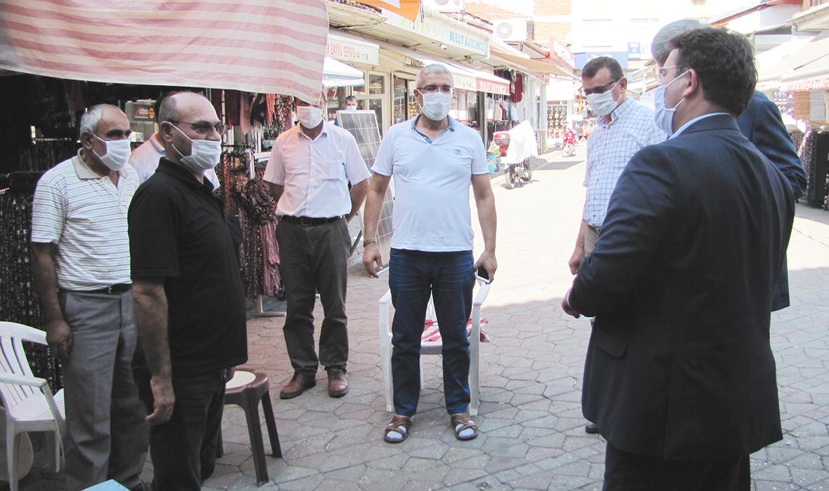 Vezirköprü’de Maske Denetimi Yapıldı