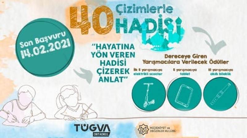 TÜGVA’dan Ortaokul  Öğrencilerine  Online  Yarışma