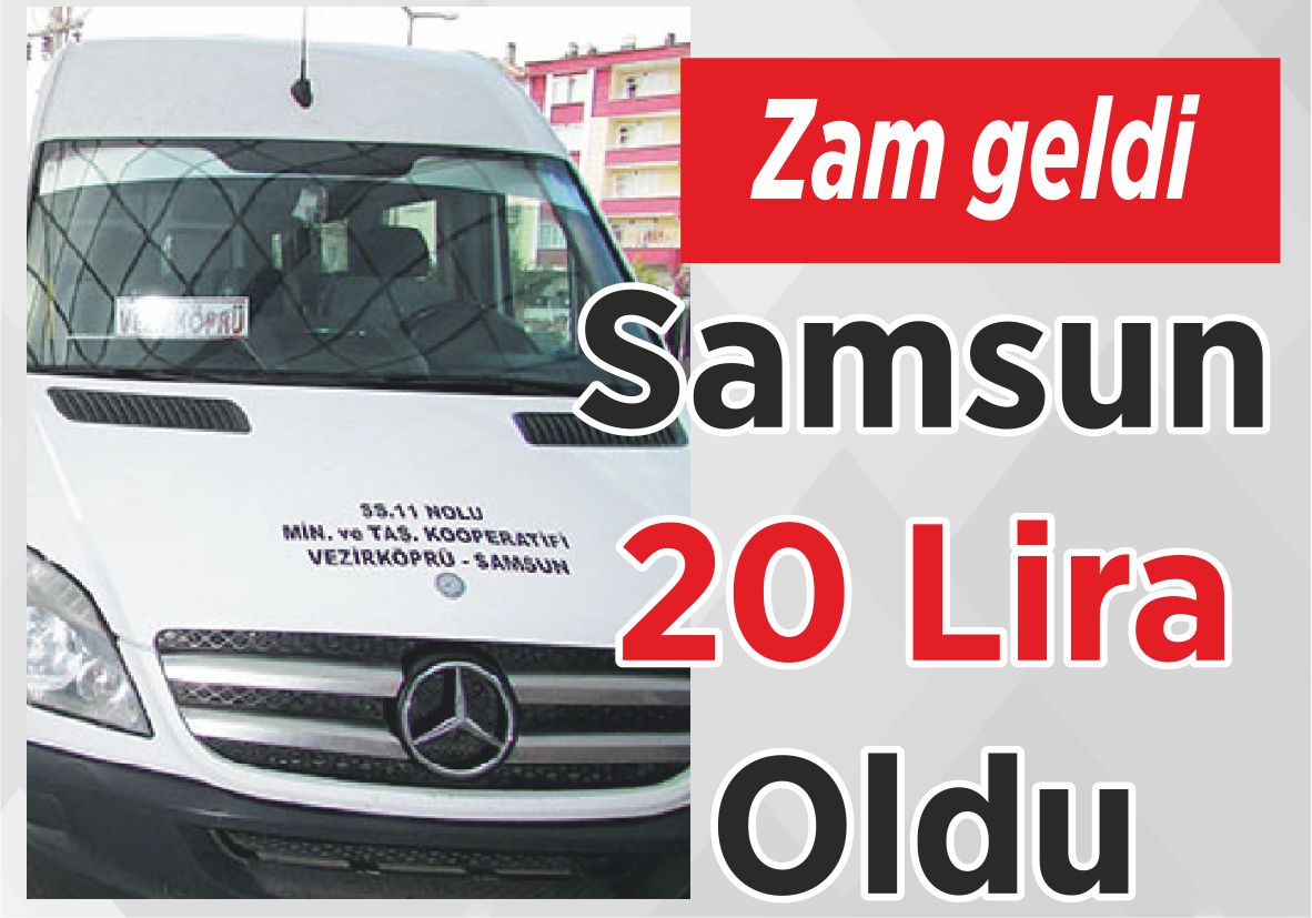 Samsun 20 Lira Oldu