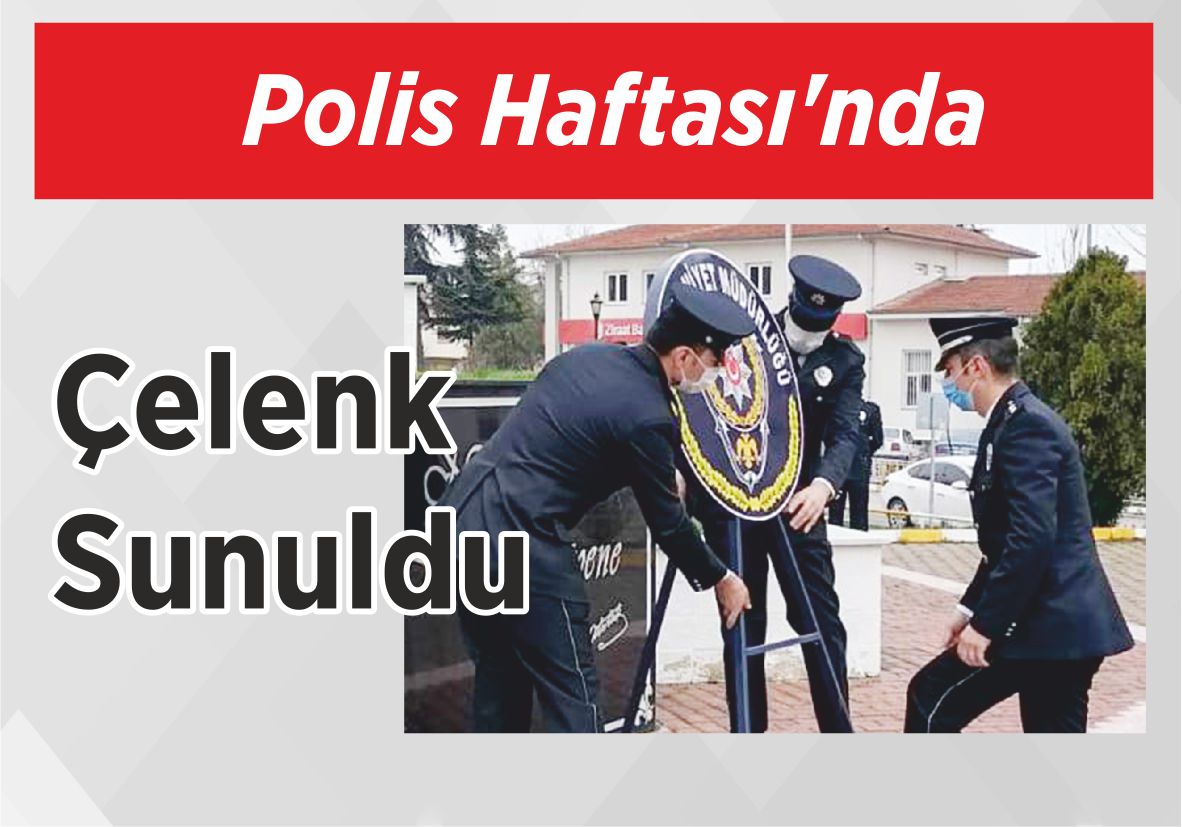 Polis Haftası’nda Çelenk Sunuldu