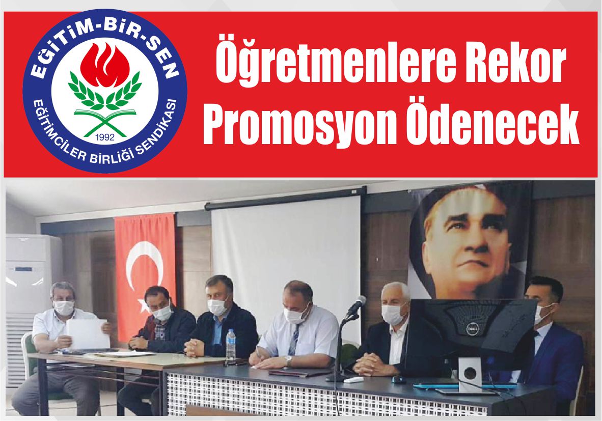 Öğretmenlere Rekor  Promosyon Ödenecek