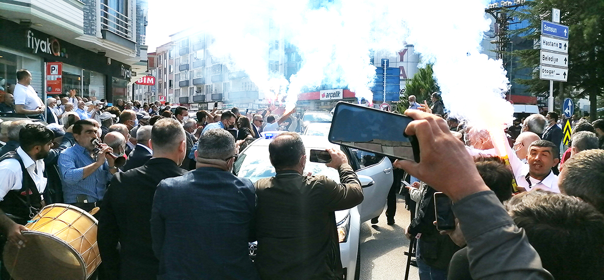 İYİ Parti Genel Başkanı Meral Akşener’e Davullu Zurnalı Karşılama