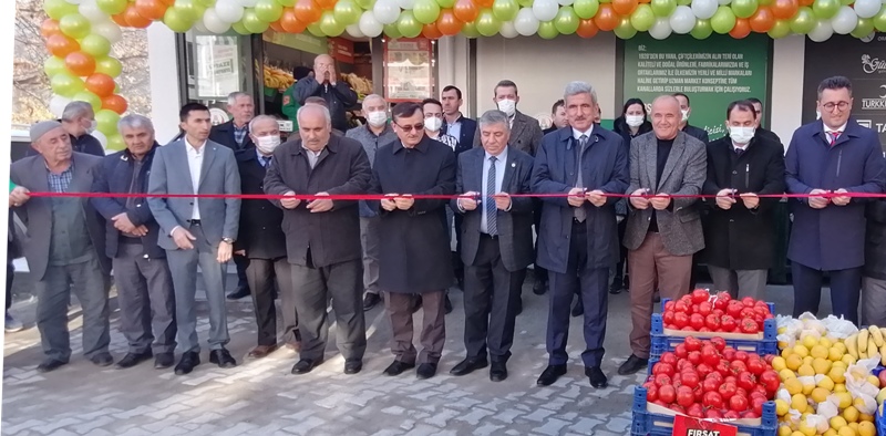 Vezirköprü’de Tarım Kredi Kooperatifi Market Hizmete Açıldı