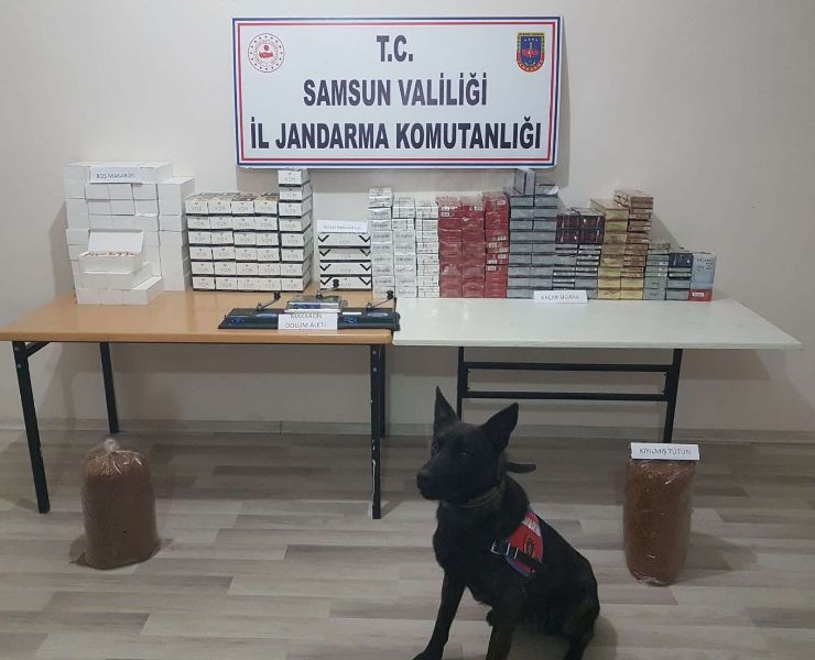 Jandarmadan Kaçak Sigara Operasyonu