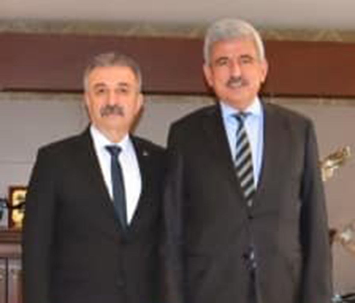 Türk Yerel Hizmet-Sen Genel Başkanı olan Tuncay Erden İlk ziyaretini Başkan Edis’e Yaptı