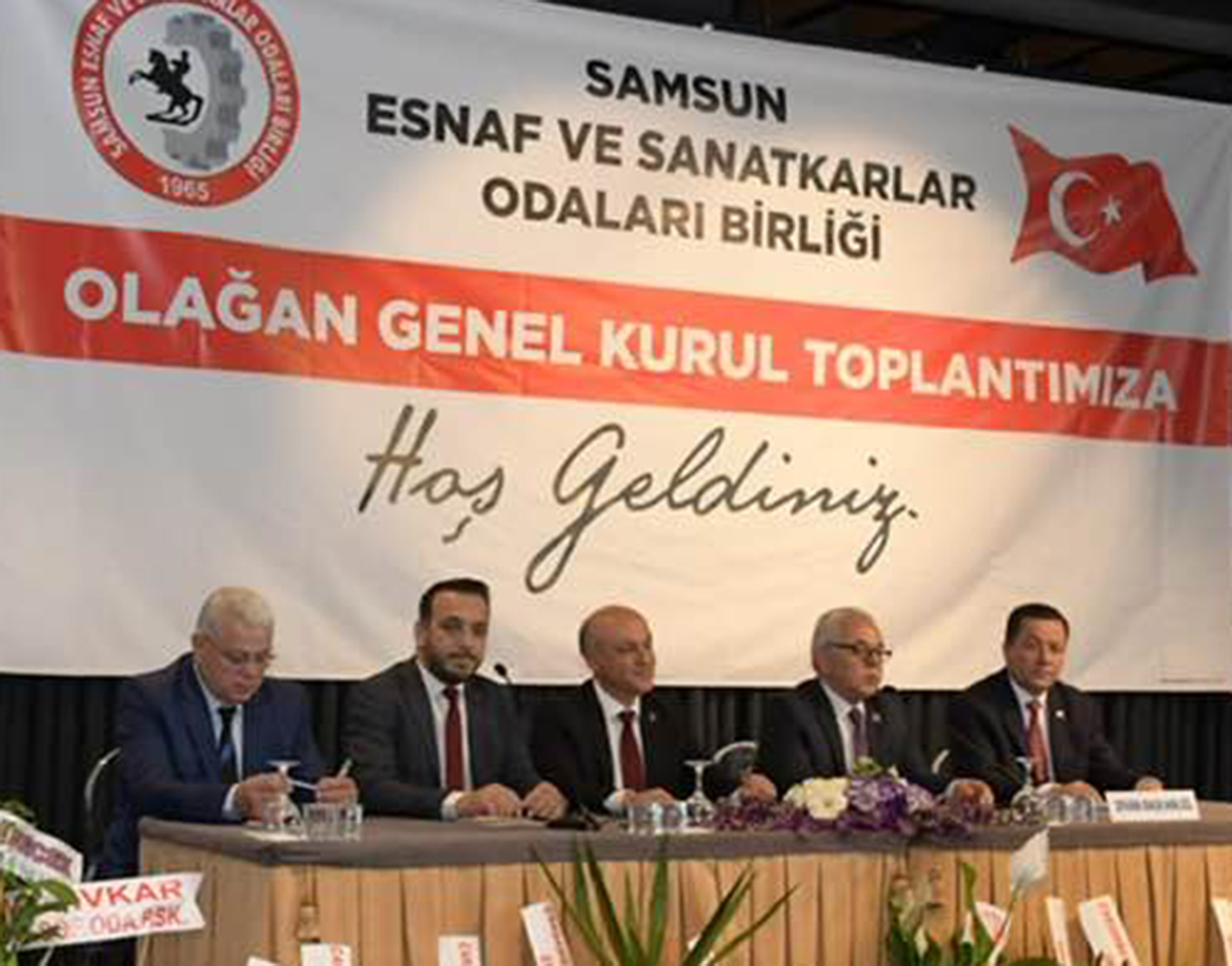 Samsun Esnaf ve Sanatkârlar Odaları Birliği seçiminde Vezirköprü’den 5 İsim Listeye Girdi