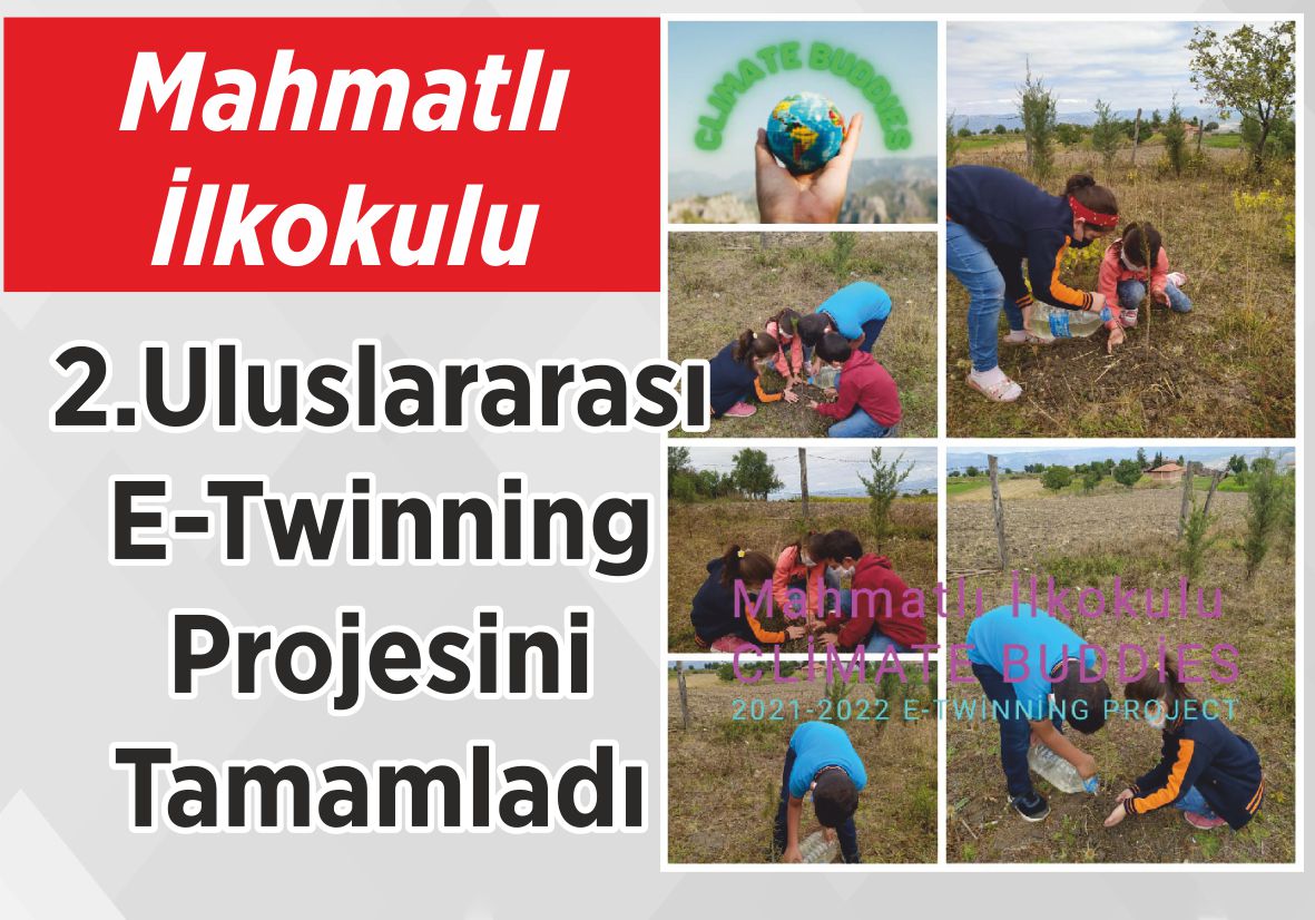 Mahmatlı İlkokulu 2.Uluslararası  E-Twinning Projesini  Tamamladı