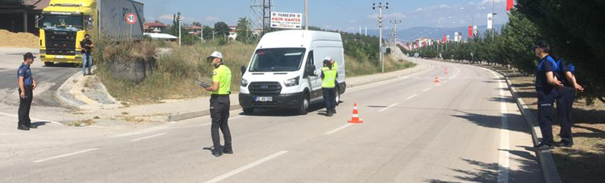 Toplu taşıma araçlarına yönelik Emniyet Kemeri Kontrolü Yapıldı