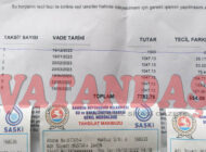 SASKİ’de 2 katlı bina için istenen 7800 liralık ücrete vatandaş isyan ediyor.