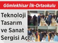 Gömlekhisar İlk-Ortaokulu Teknoloji Tasarım ve Sanat Sergisi Açtı