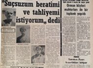 Yurtdağı katliamının davası başladı “Suçsuzum, Beratimi ve  Tahliyemi İstiyorum” Dedi 24 Haziran 1973 Pazar