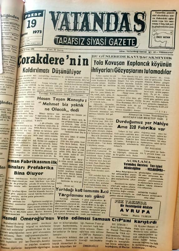 Yola kavuşan Kaplancık Köyü’nün ihtiyarları Gözyaşlarını tutamadılar – 19 Ağustos 1973 Pazar