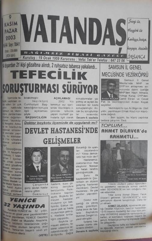 TEFECİLİK SORUŞTURMASI SÜRÜYOR