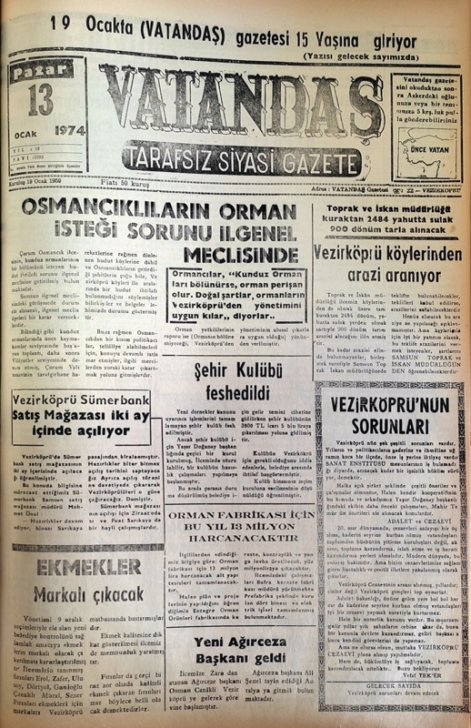 OSMANCIKLILARIN ORMAN İSTEĞİ SORUNU İL GENEL MECLİSİNDE