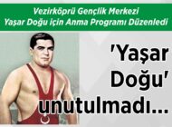 Vezirköprü Gençlik Merkezi  Yaşar Doğu için  Anma Programı Düzenledi ‘Yaşar Doğu’  unutulmadı…