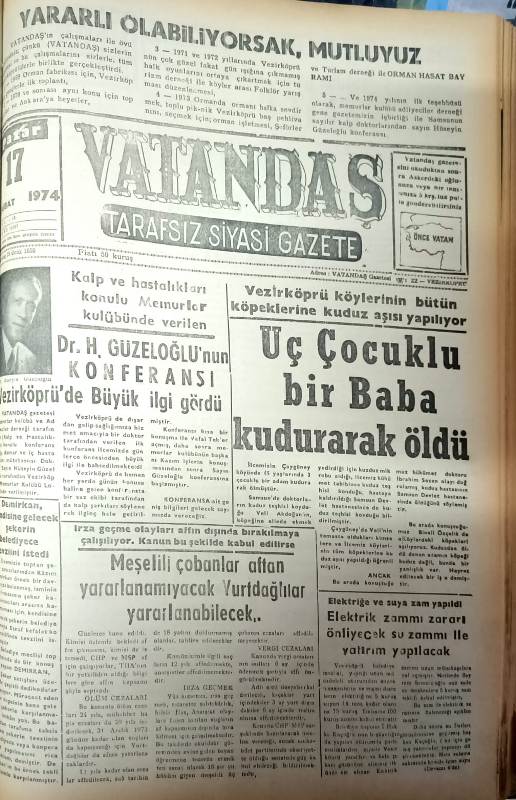 Üç Çocuklu bir Baba kudurarak öldü