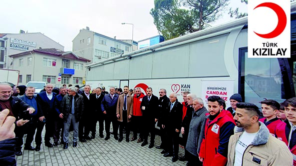 Kızılay Kan Bağışı aldı.