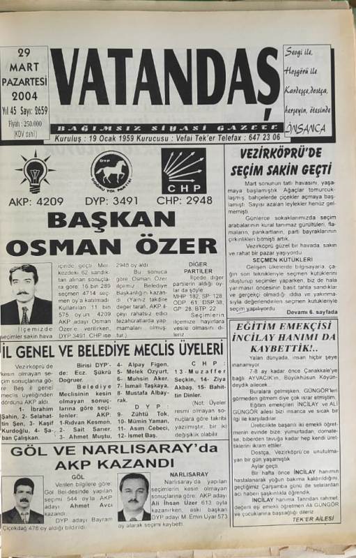 BAŞKAN OSMAN ÖZER