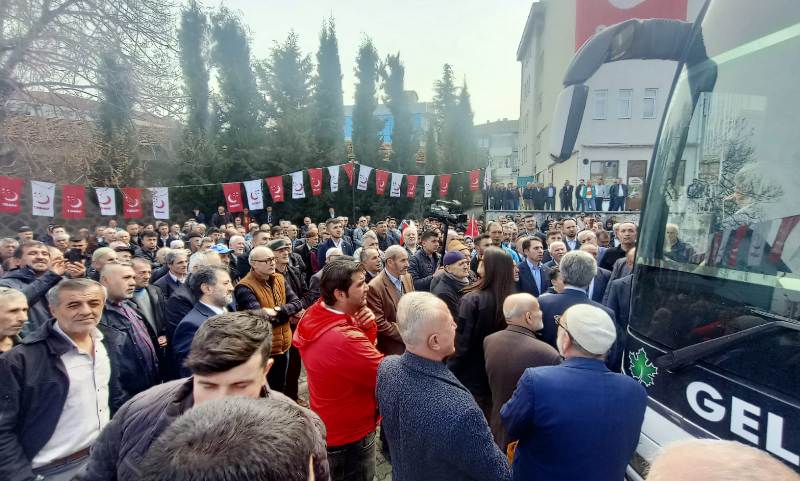 Gelecek Partisi Genel Başkanı Davutoğlu Vezirköprü’deydi