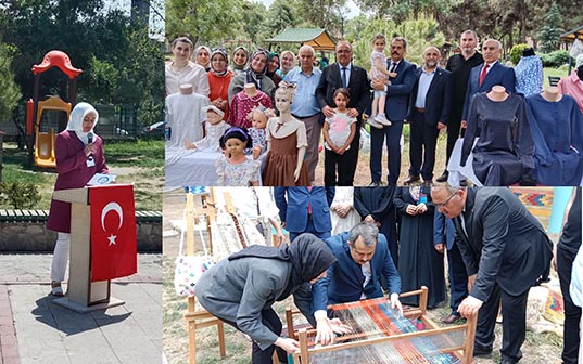 Halk Eğitimi Kurslarının sergisi yapıldı