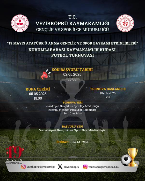 Kurumlararası Futbol Turnuvası başlıyor