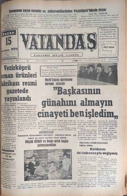 Vezirköprü Orman Ürünleri Fabrikası resmi gazetede yayınlandı