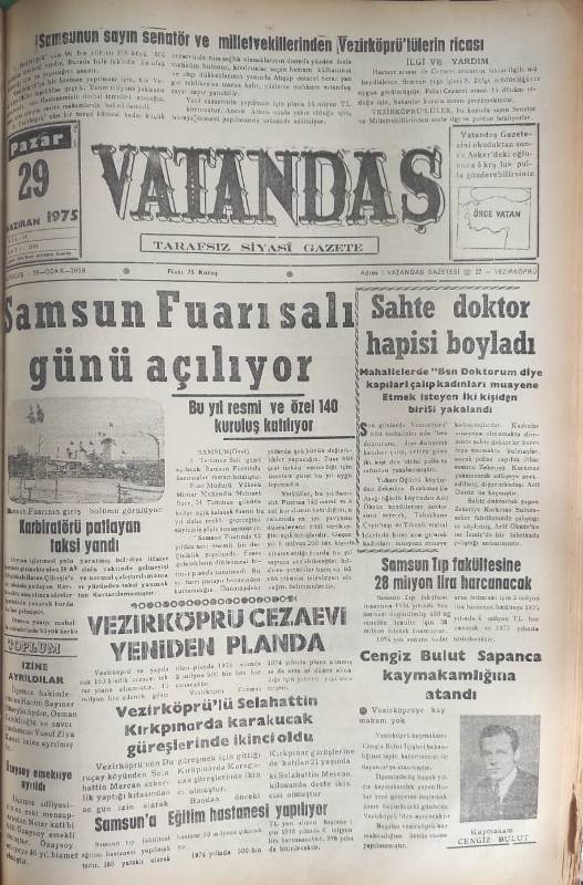 Samsun Fuarı Salı günü açılıyor