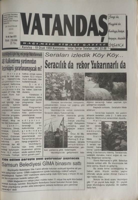 Seracılık da rekor Yukarınarlı da