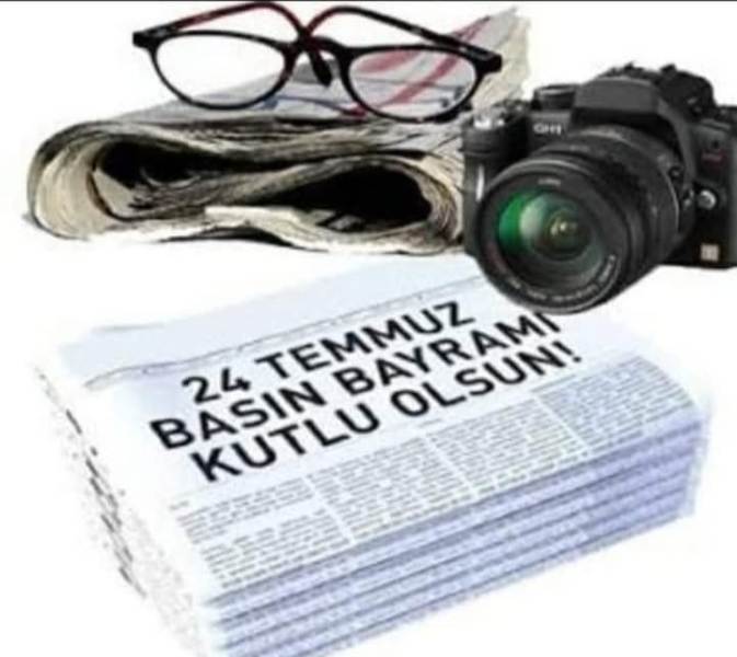 24 Temmuz Gazeteciler ve Basın Bayramı unutulmadı